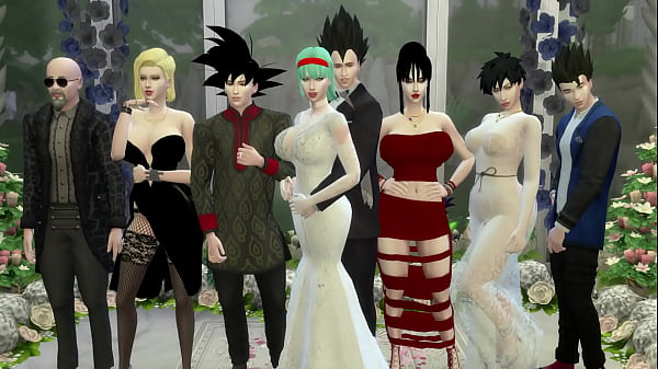 El matrimonio de Bulma Episodio 1 Bulma La deliciosa esposa se casa con su amado esposo pero es chantajeada por la maestra y es follada por hombres negros el día de su boda Netorare Hentai