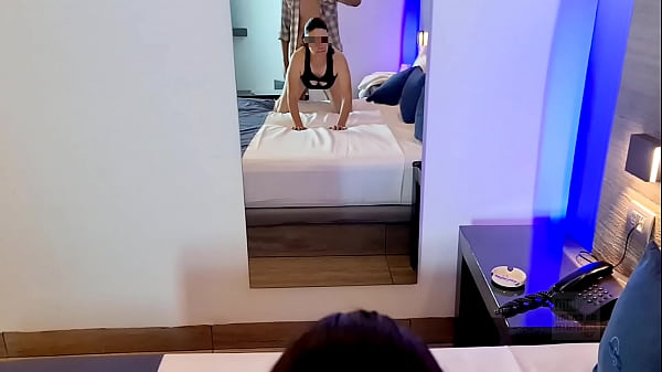 What their wives do in the Gym, Training with Isis MILF and Hotwife at the Azul Sapphire motel