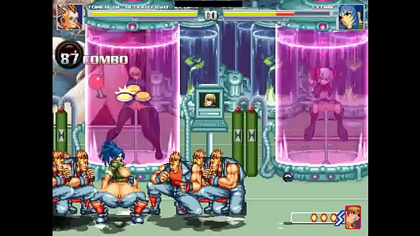 Hentai Mugen Leona Gangbang