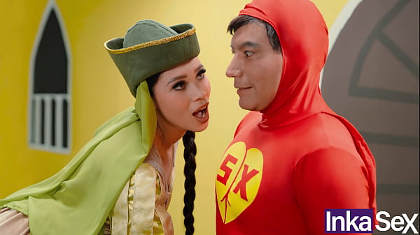 Stunning Teen Girl enjoys herself in exotic